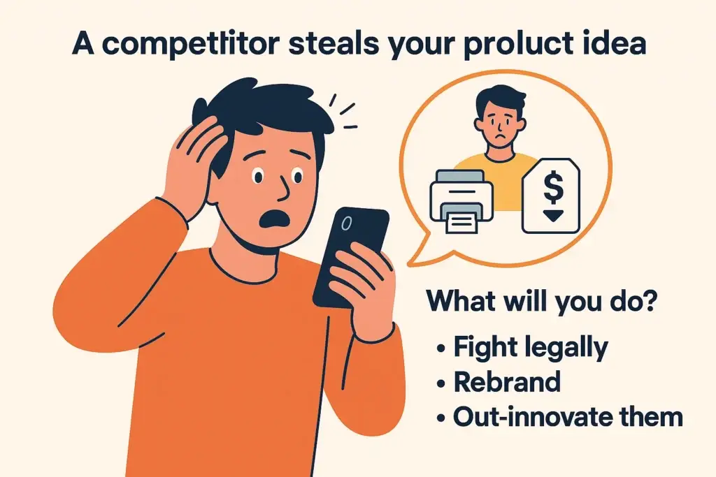 A competitor stealing your product idea Business Decision Making