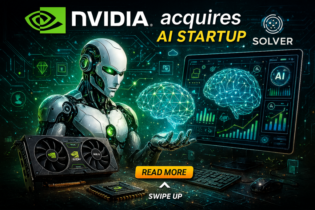 NVIDIA acquires AI startup Solver