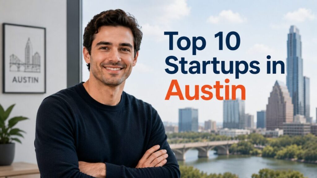 Person beside the test showing - Top 10 Startups in Austin