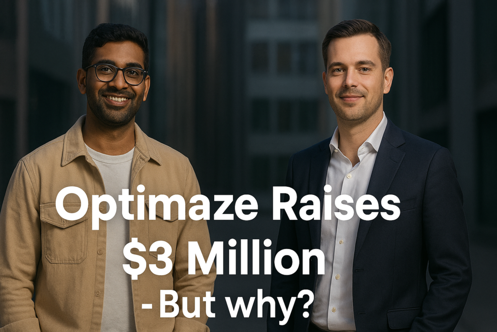 Optimaze Raises $3 Million -But why?
