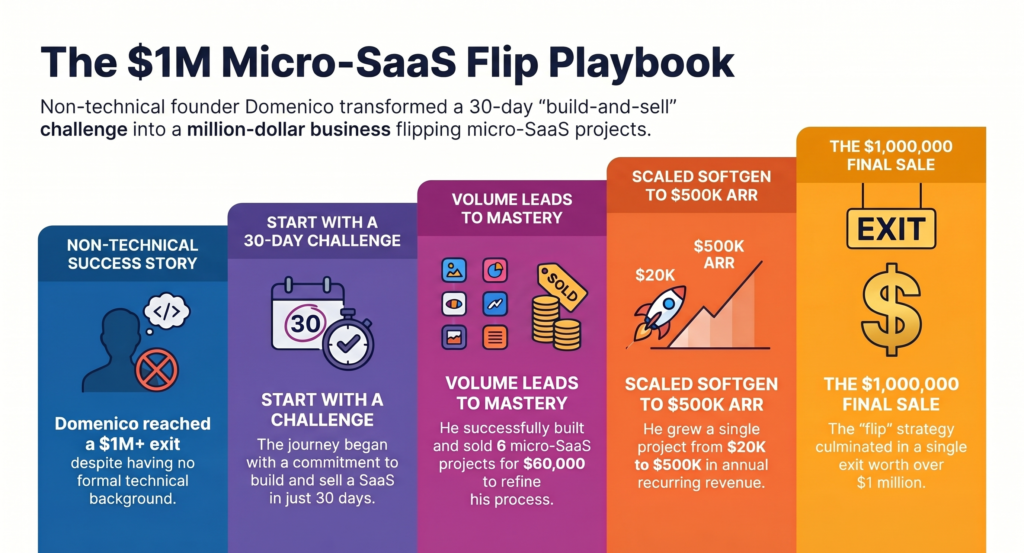 The $1M Micro-SaaS Flip Playbook