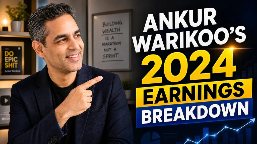 Ankur Warikoo's 2024 Earnings Breakdown Ankur Warikoo's 2024 Earnings Breakdown