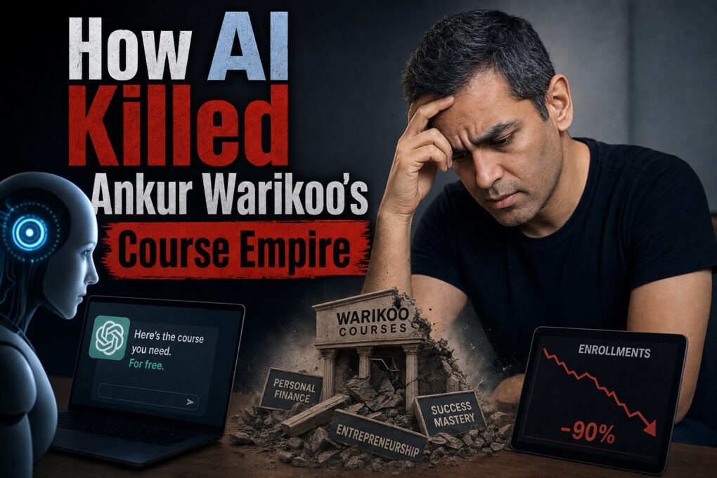 How AI and ChatGPT changed Ankur Warikoo's Course Empire