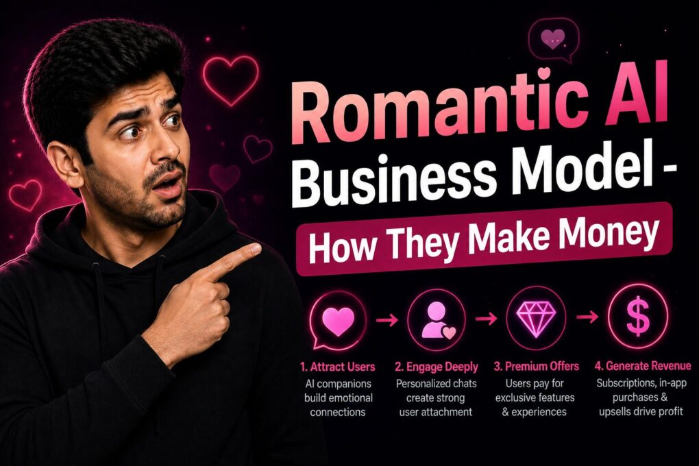 Romantic AI Business Model - How They Make Money