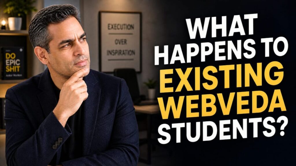 What Happens to Existing WebVeda Students What Happens to Existing WebVeda Students