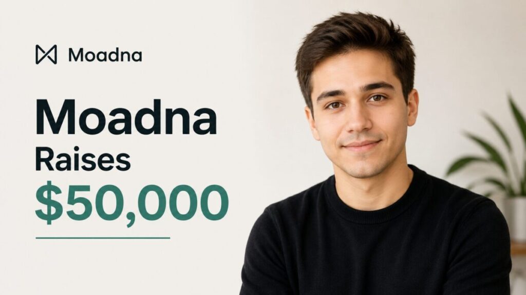 Moadna Raises $50,000